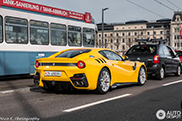 Une Ferrari F12df spottée dans les rues de Zurich