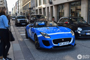 Une beauté bleue spottée - Jaguar F-Type Project 7