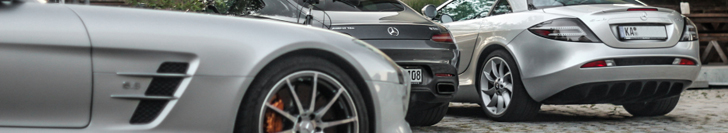 Combo: Trois générations de Supercars par Mercedes Benz
