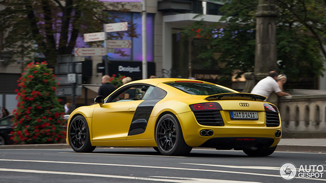 Gele Audi R8 is erg, heel erg fijn